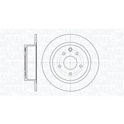 Disco de freno MAGNETI MARELLI 361302040719 Compra Ahora